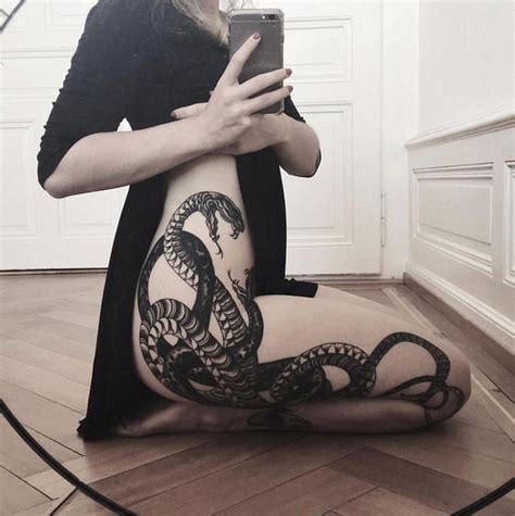 A snake tattoo is symbolic of being either a friend or a foe and this could depend on the individual who got the tattoo and their specific feelings. Hip Tattoos: 48 Most Beautiful and Irresistible Hip Tattoo Ideas for Women