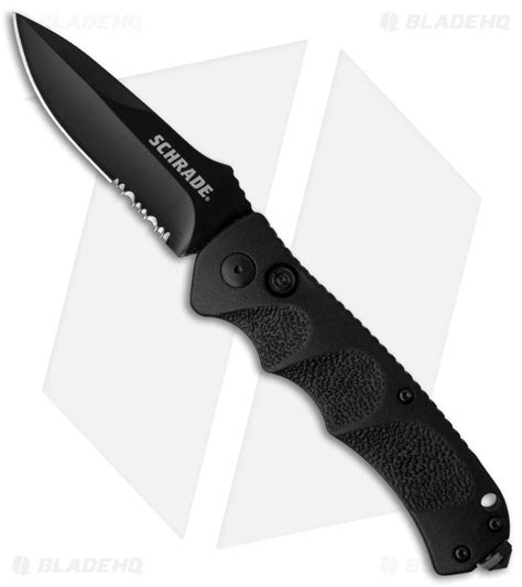Schrade Extreme Survival Spear Point Automatic Knife 325 Black Serr
