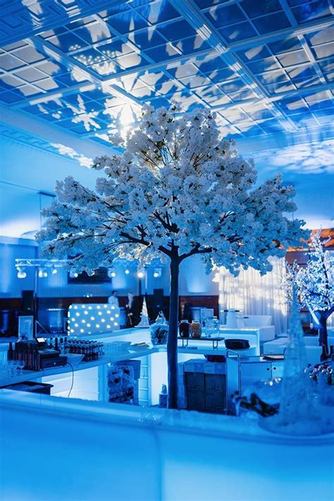 White Winter Wonderland Tree We Used To Decorate Our Clients Venue For
