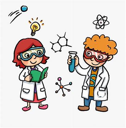 Chemistry Science Clipart Clip Cartoon Scientist Kemahiran