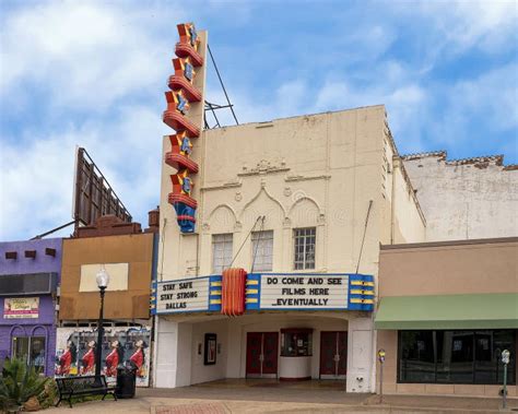 historic texas theatre in oak cliff where lee harvey oswald was arrested after the kennedy