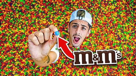 Find The Mandm In Skittles Pool Win 10000 Challenge Youtube