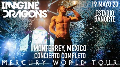 Concierto Completo Imagine Dragons Mercury World Tour 2023 Estadio