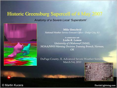 Historic Greensburg Supercell Of May Anatomy Of A Severe Local