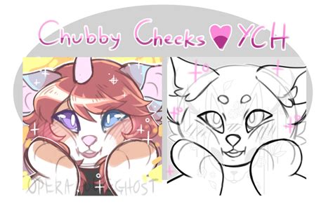 Ych Cute Chubby Cheeks Closed By Crumpitcroc On Deviantart