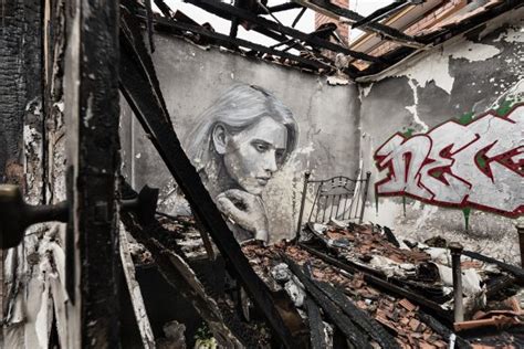 Striking Large Scale Portraits In Dilapidated Buildings By Artist Rone