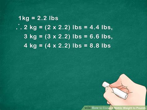 We can set up a proportion to solve for the number of pounds. How to Convert Metric Weight to Pounds: 7 Steps (with ...