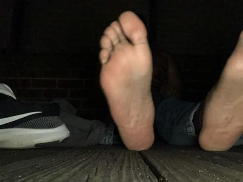 Barefoot And Shirtless Outside On A Warm Night R Male Feet