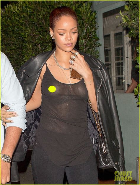 Rihanna Exposes Herself In A Completely Sheer Top Photo 3406274