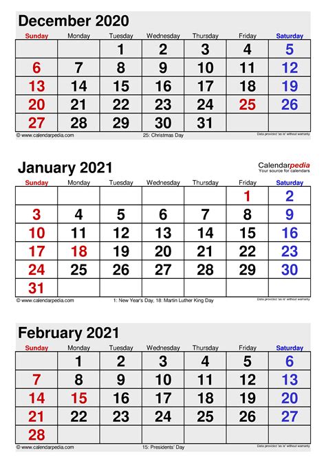 Printable Calendar 2021 January 2021 December 2021 Etsy Calendar Images