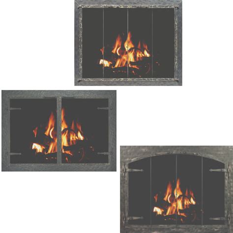 Stoll Craftsman Collection Forged Iron Fireplace Doors Fireside
