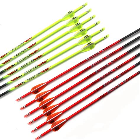 2019 Hottest Colorful Pure Carbon Arrow Spine 600 700 800 900 Id 42mm