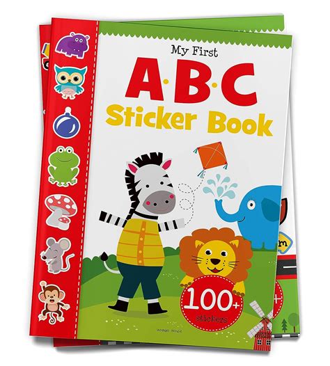 My First Abc Sticker Book Exciting Sticker Book With 100 Stickers By Wonder House Books