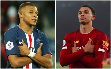 kylian mbappe likes trent alexander arnold copying his celebration