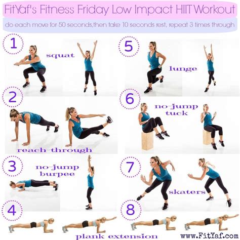 28 Best Low Impact Hiit Images On Pinterest Work Outs Exercise