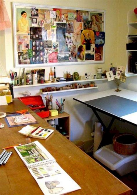 Dreamy Art Studio Design Ideas For Small Spaces To Inspire You 29