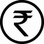 Coin Rupee Indian Clipart Icon Currency Cash