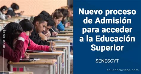 Proceso De Acceso A La Educaci N Superior En El Ecuador