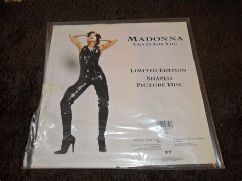 Lp Picture Disc Madonna Crazy For You 1991 New Mint Ebay