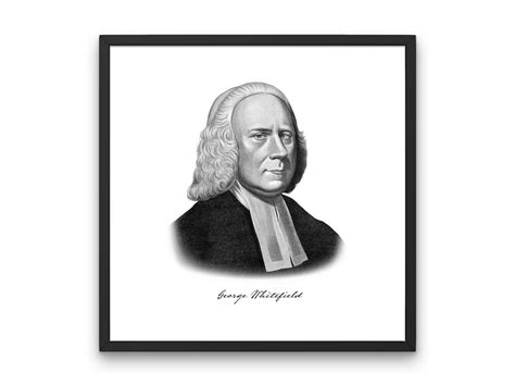 George Whitefield Portrait Print Missional Wear