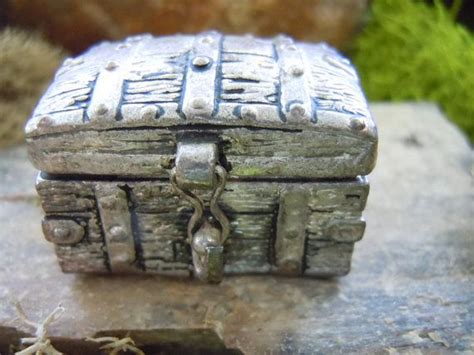 Antique Miniature Treasure Chest Miniature Fairy Garden Etsy