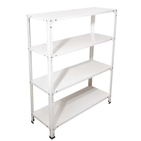 Buy Alija Slotted Angle Rack With 4 Shelf Shelving Unit Multipurpose