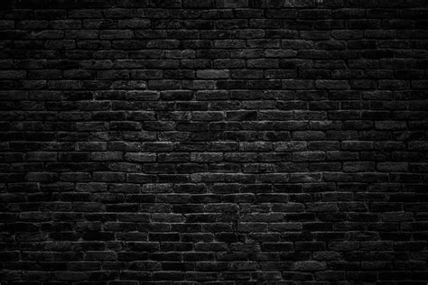 Black Brick Wall Dark Background For Design Biprocsi