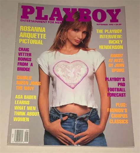 Playboy Magazin September Rosanna Arquette Playmate Kerri Kendall