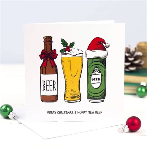 Hoppy New Beer Christmas Card By Of Life And Lemons Funny Christmas