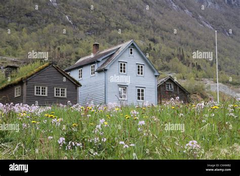 Beautiful Views Of Olden In The Norwegian Fjords Stock Photo Alamy