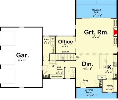 3 Bed Ultra Modern Farmhouse Plan With A Wide Open Floor Plan 62975dj