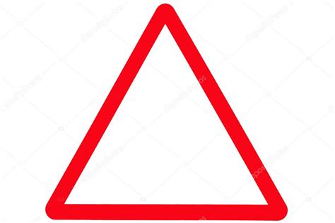 White Triangle Sign — Stock Photo © Naturaldigital 2479505