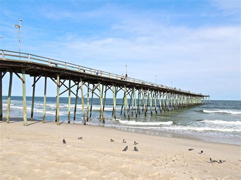 Pier At Kure Beach Photograph By Eve Spring