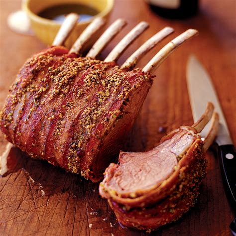 Grill the lamb on all sides to desired doneness (anywhere from 10 to 20 minutes) and serve. Pistachio-Crusted Rack of Lamb with Pancetta Recipe ...