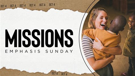 Missions Emphasis Sunday Sermon Series Designs
