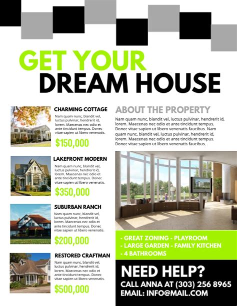 Real Estate Flyer Template Postermywall