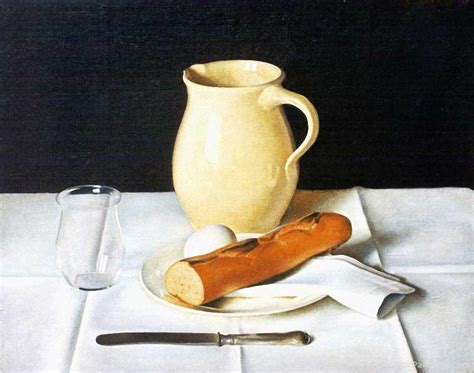 Still Life With Bread Food Paintings