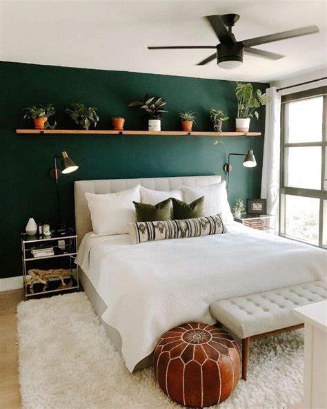 Molly Living Emerald Green Dark Green Bedroom