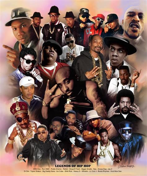 Legends Of Hip Hop By Wishum Gregory Hip Hop Poster Hip Hop Artwork