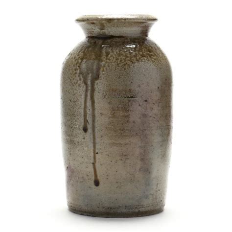 One Gallon Canning Jar William Tom Macon 1863 1930 Randolph County