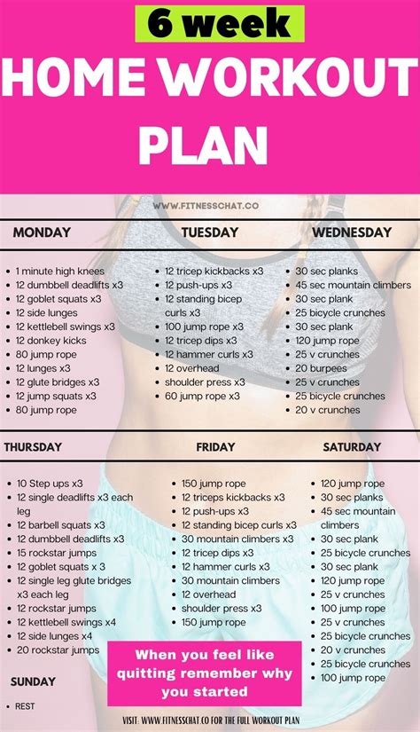6 Week Summer Body Workout Plan Your Bikini Body Workout Plan At