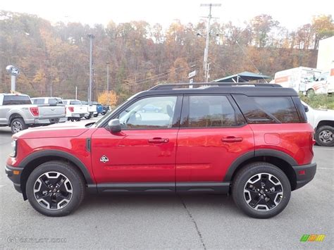 2021 Rapid Red Metallic Ford Bronco Sport Outer Banks 4x4 143218876