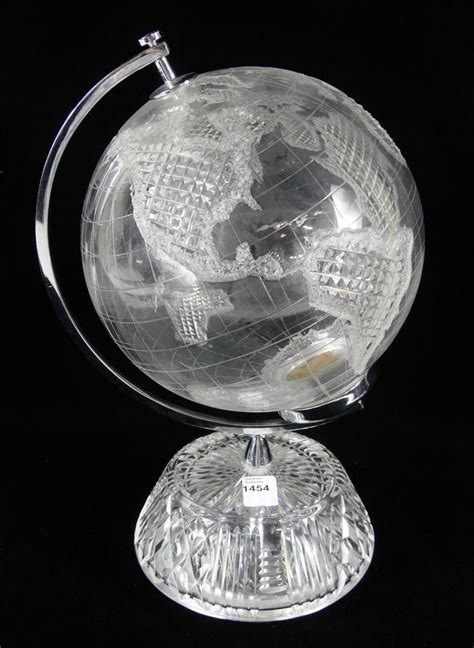 Waterford Crystal Globe Decorative Arts Featuring Waterford Crystal Online Auction Gardner