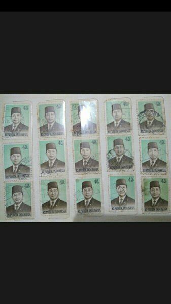 Jual Koleksi Stamp Perangko Prangko 40 Tahun 1980 Pak Harto Soeharto
