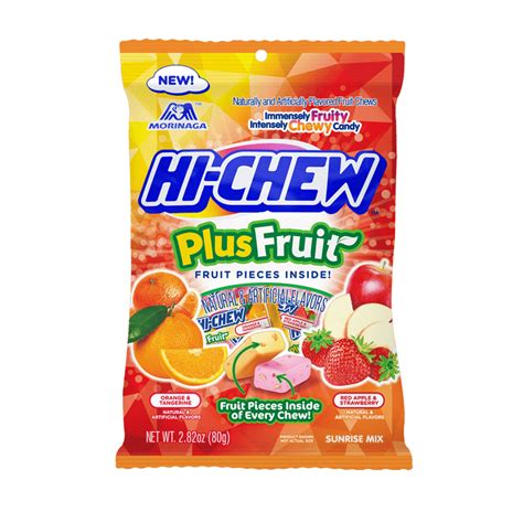 Hi Chew Plus Fruit Mix Fruit Chews 282 Oz Bag All City Candy