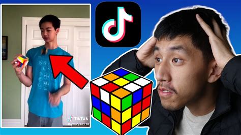 World Record Holder Reacts To Rubik S Cube Tiktoks Youtube
