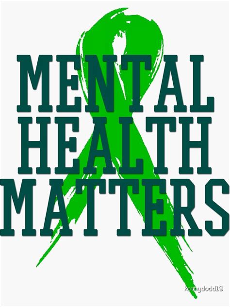 Mental Health Matters End The Stigma Sticker By
