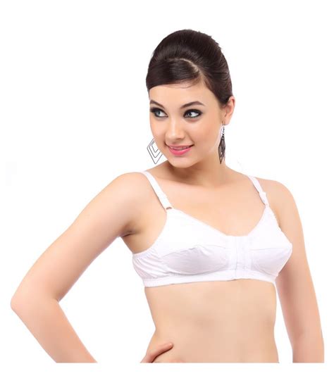 Buy Mybra Cotton Seamless Bra White Online At Best Prices In India Snapdeal