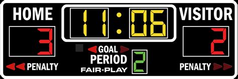 Hk 1600 4 Hockey Scoreboard Fair Play Scoreboards
