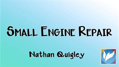 Small Engine Repair Youtube